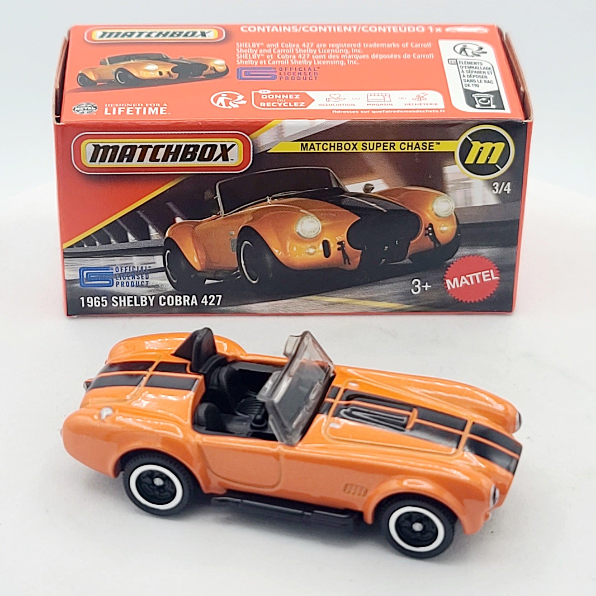 Matchbox - SUPER CHASE - '65 Shelby Cobra 427 (2025 Mix 10 K Basic - Power Grabs)